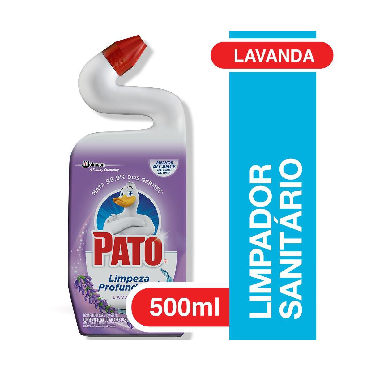 LIMPADOR 500ML PATO GERMICIDA LAVANDA