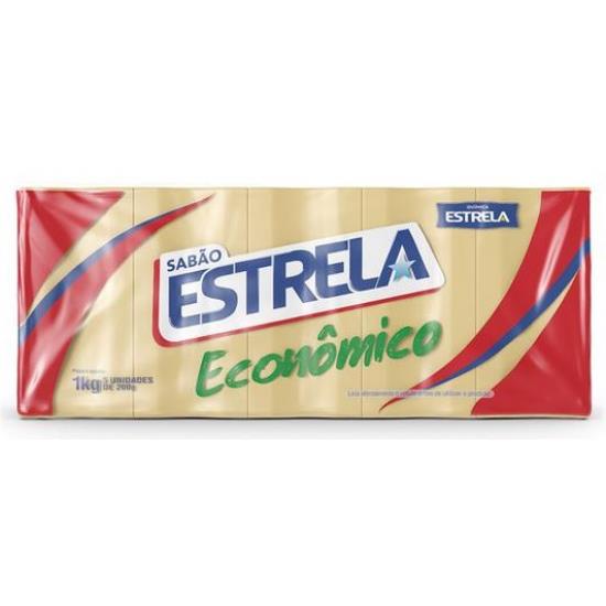 SABAO BARRA 5X200GR ESTRELA ECONOMICO