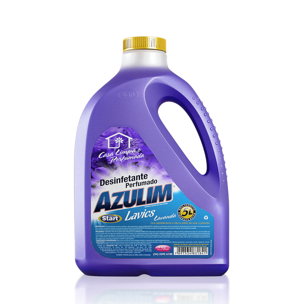 Desinfetante 5L Azulim Start Lavics Lavanda