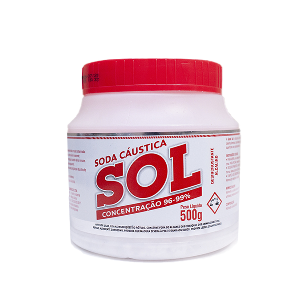 SODA CAUSTICA 500GR ESCAMA SOL