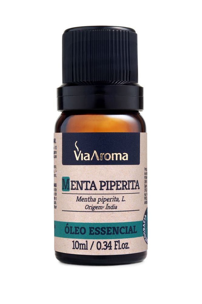 ESSENCIA 10ML VIA AROMA MENTA PIPERITA TERAPEUTICA