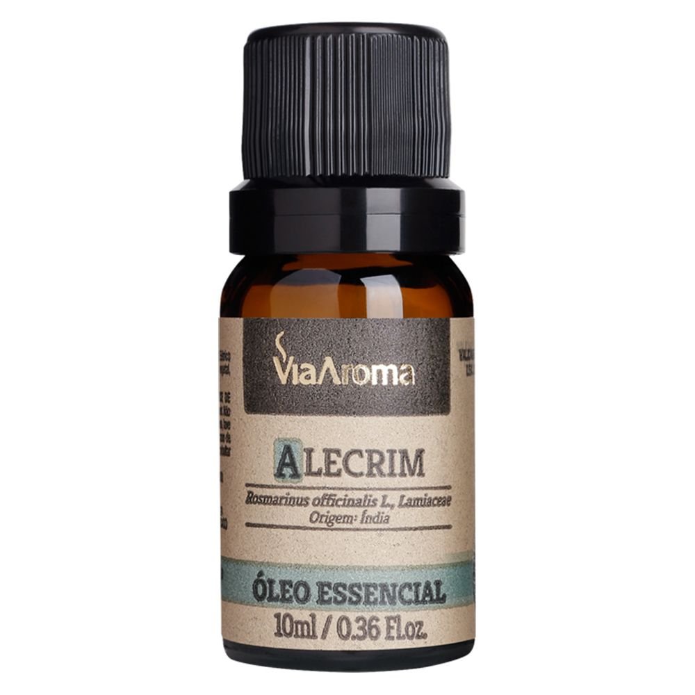 ESSENCIA 10ML VIA AROMA ALECRIM TERAPEUTICA