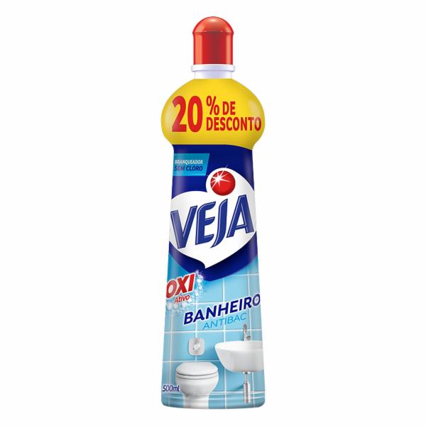 LIMPEZA 500ML VEJA BANHEIRO OXI ATIVO