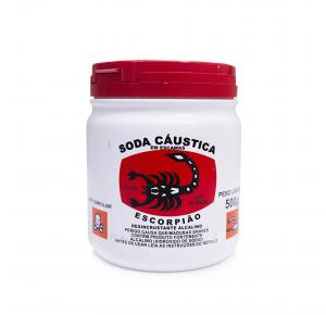 SODA CAUSTICA 500GR ESCORPIAO