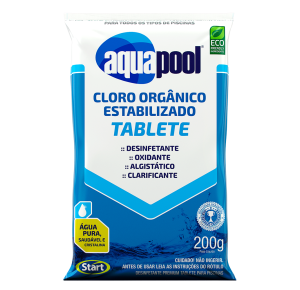 PASTILHA CLORO 200GR AQUAPOOL