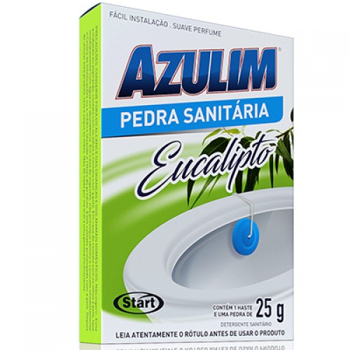 Pedra Sanitária 25g start Azulim Eucalipto